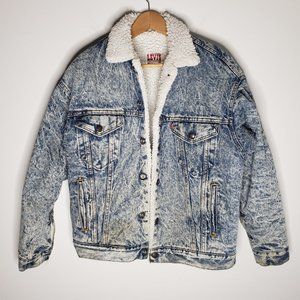 Vintage Levi's Sherpa Lined Denim Jacket USA